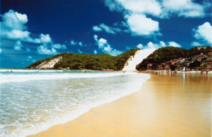 A praia mais visitada em natal