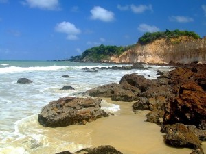 Praia mais "tranquila" , sem agitação