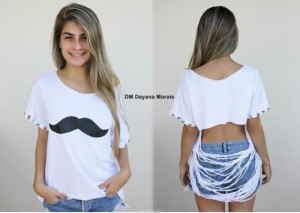 Como fazer customizacao de camisetas 2