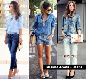 Fotos modelos de camisa jeans feminina 7