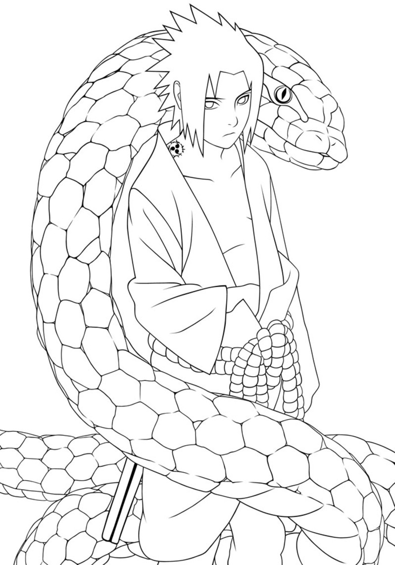 Desenhos para Colorir / Pintar do Naruto