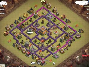 Clash of clans Layout para guerra 12