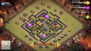 Clash of clans Layout para guerra 3