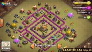Clash of clans Layout para guerra 6