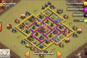 Clash of clans Layout para guerra 8