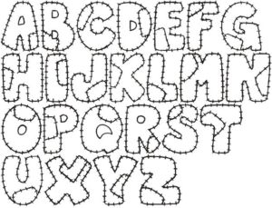 Dicas de Molde de Letras Para Eva 5