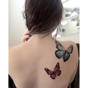 Tatuagem Borboleta Nas Costas