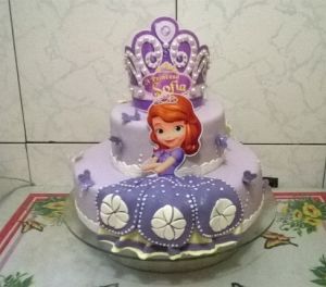 bolo da princesa sofia