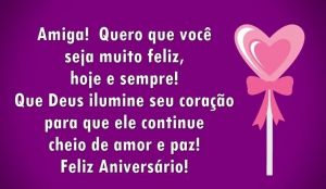 Mensagem De Feliz Aniversario Para Amiga 