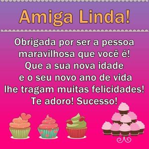 Frases De Feliz Aniversario Para Amiga Linda