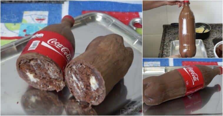 receita de bolo de garrafa de Coca-Cola