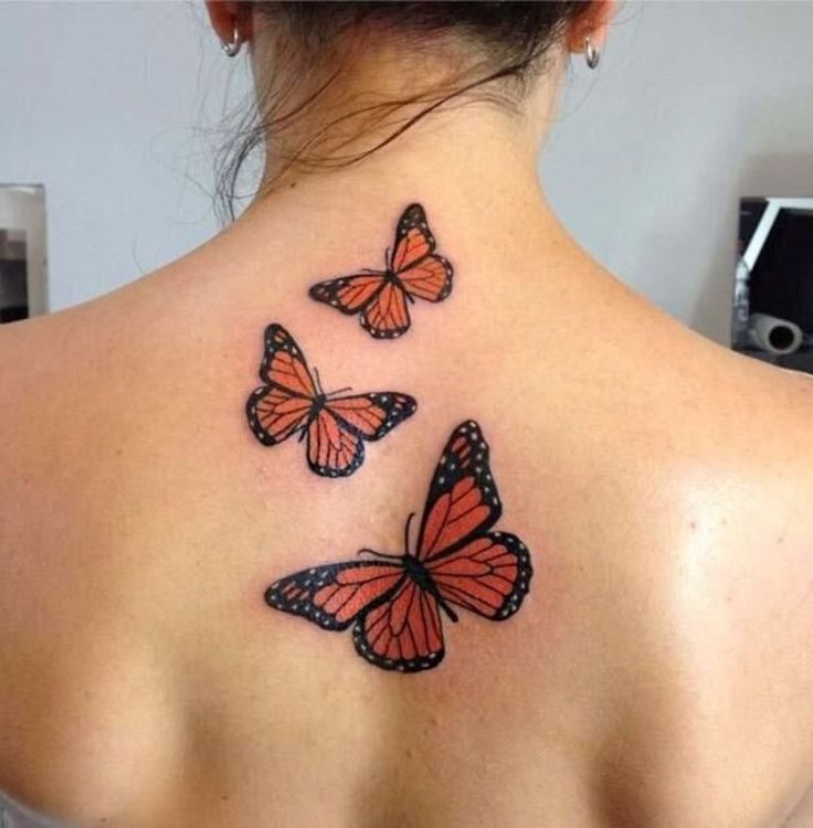 Fotos de Tatuagem Borboleta Nas Costas