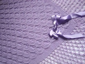 manta de trico para bebe
