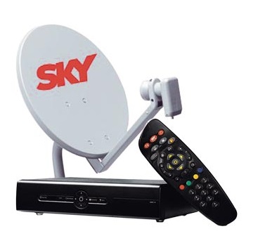 como achar sinal da SKY